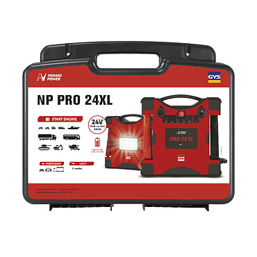 BOOSTER AL LITIO 24V ALIMENTATORE E LAMPADA NOMAD POWER PRO 24 XL GYS 025905 - Picture 3 of 5