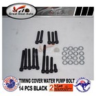14PCS Timing Cover & Water Pump Bolt Kit Black Holden 253 304 308 V8
