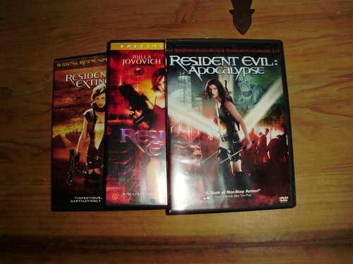Resident Evil; Resident Evil Apocalypse and Resident Evil Extinction DVD Set - 第 1/4 張圖片
