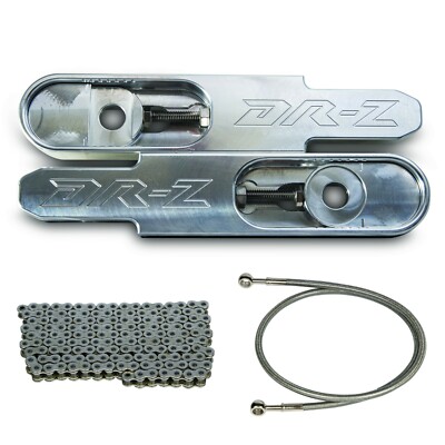 2018 Suzuki GSXR 750 12/" Billet Bolt on Swingarm Extensions Chain Brake Line
