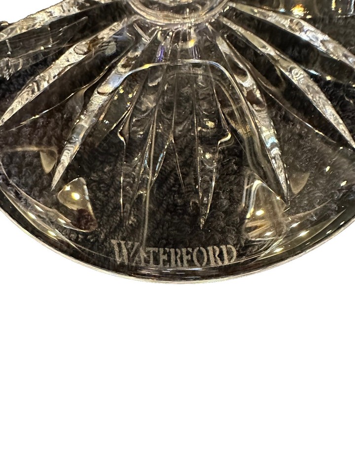 Waterford Cobalt Cut To Clear Clarendon 8” Hock White Wine Goblet eBay