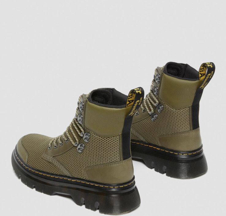 NEW Dr. Martens Combat Utility Boots Tarik Toe Guard Olive  display picture 2