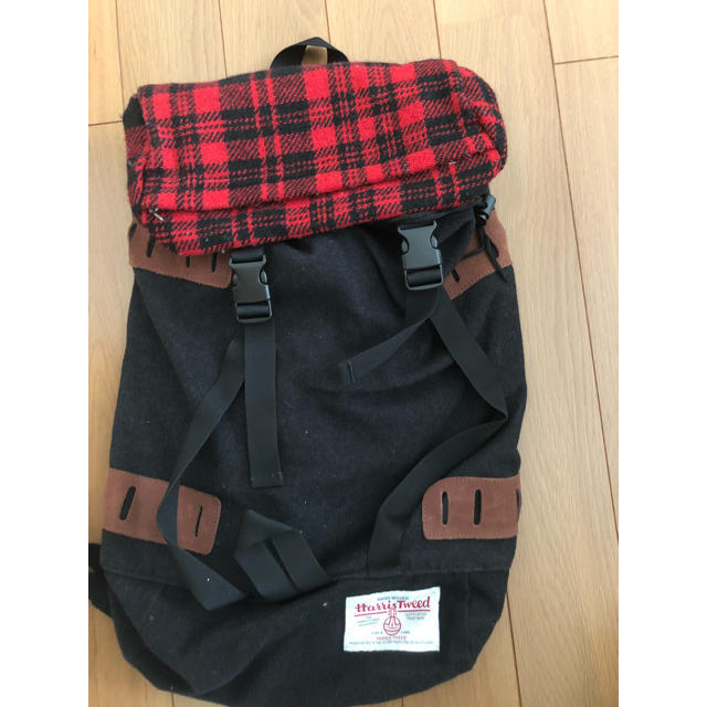 Harris Tweed Bag Pack Unisex Knit Wool Limited Edition Classic Design Rare