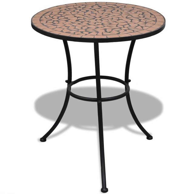 Vidaxl Mosaic Table 60cm Terracotta Outdoor Garden Balcony Patio Furniture For Sale Online Ebay