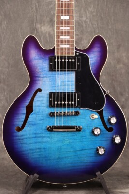 ギター Gibson ES-339 Figured Blueberry Burst Gibson ES-339 Figured Blueberry Burst - 390091