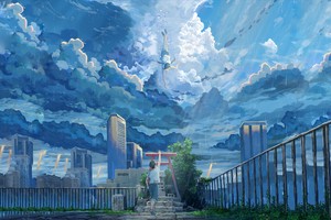 Weathering with You Anime Movie Large Poster 36x24 inch Fan Art Print