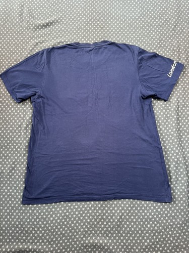 Official London 2012 Olympics T-shirt Size UK Large L Top Genuine Navy Blue Red - Picture 2 of 3