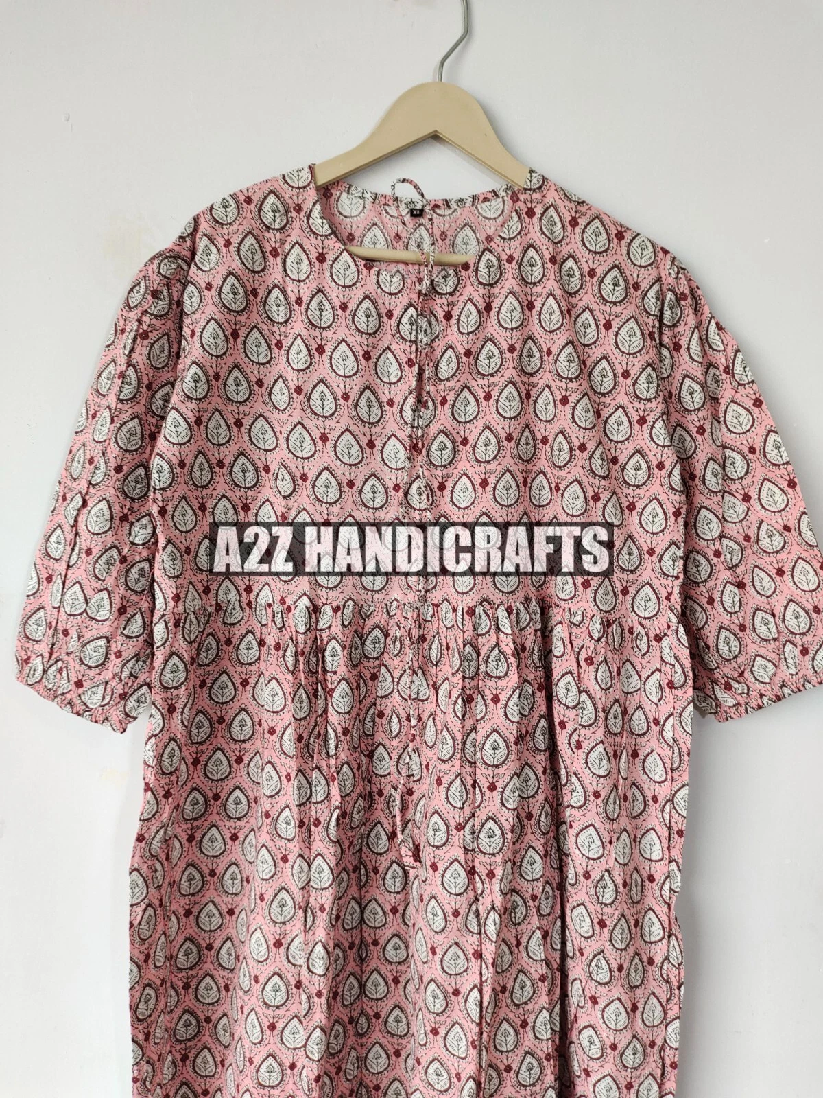 Designer Cotton long Dress, Women Wear Fashionable Tunic Dress, Party Wear,