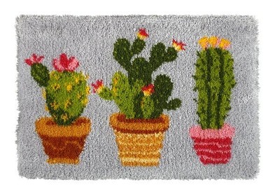 Orchidea Latch hook rug kit Cactus 4076