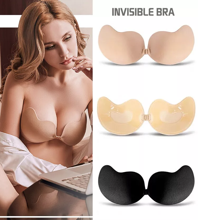 Adhesive Stick On Bra Invisible Silicone Strapless Push Up