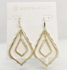 New Kendra Scott Simon Drop Earrings In Gold