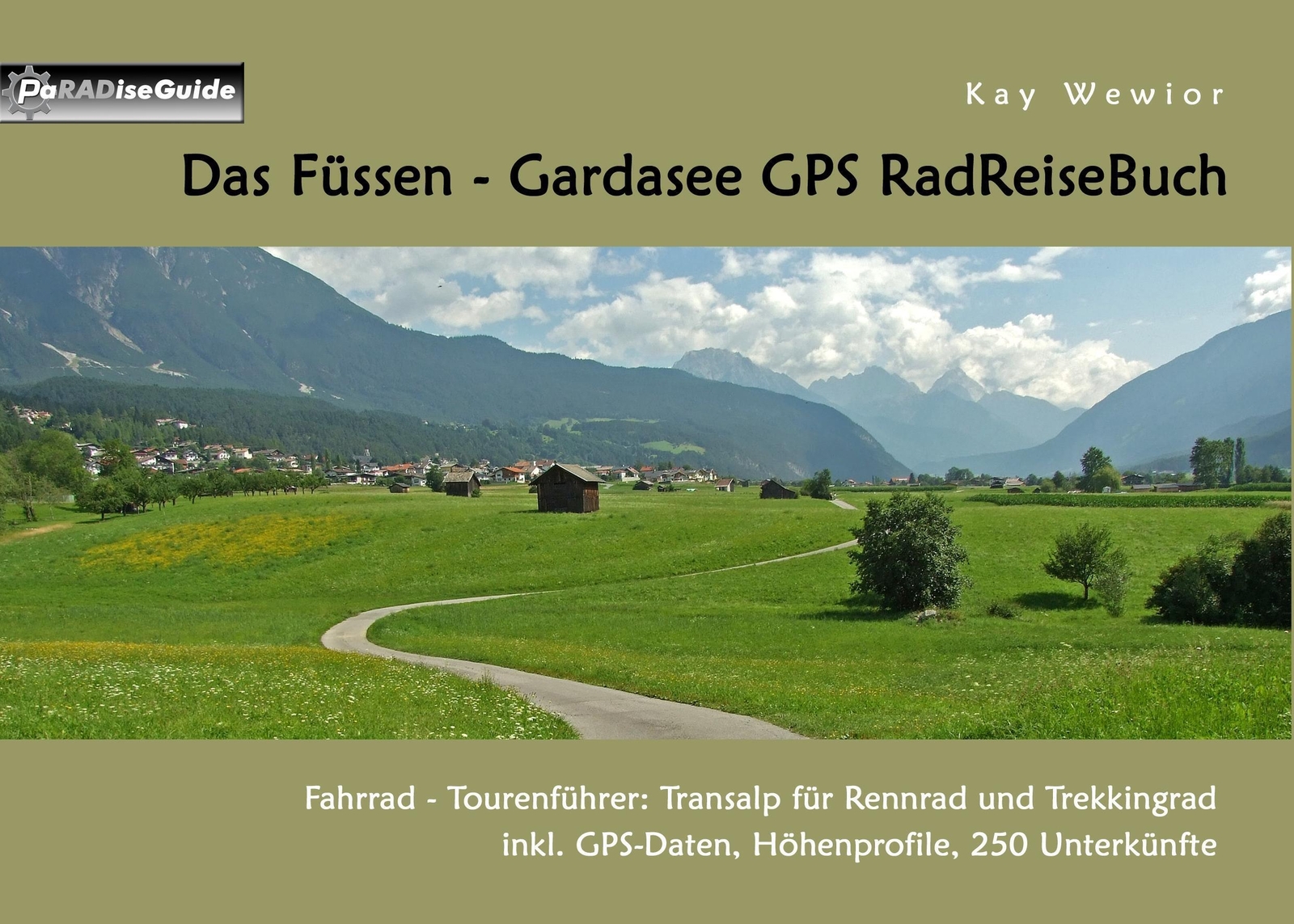 Thumbnail - Das Füssen - Gardasee Gps Radreisebuch | Kay Wewior | Taschenbuch |