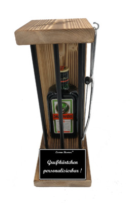 Jägermeister - Personalisierbares Geschenk - Eiserne Reserve Black Edition