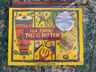 Ella Jenkins This Is Rhythm Book And Musical Sticks