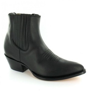 black cowboy boots ankle