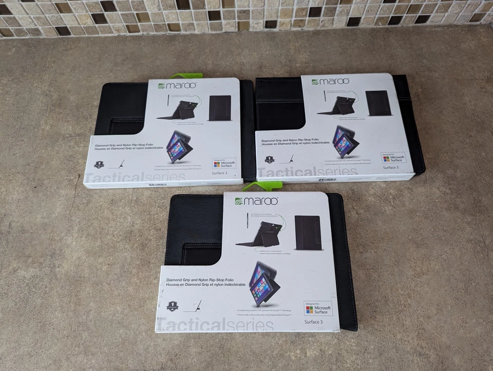 MARCO PREMIUM LEATHER FOLIO EXECUTIVE SERIES FOR MICROSOFT SURFACE 3 X2-6 - Image 3 of 3