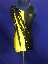  COMPETITION DANCEWEAR SIZE 00(2-4 YR) COSTUME FREESTYLE DANCE SHOW FESTIVAL B24