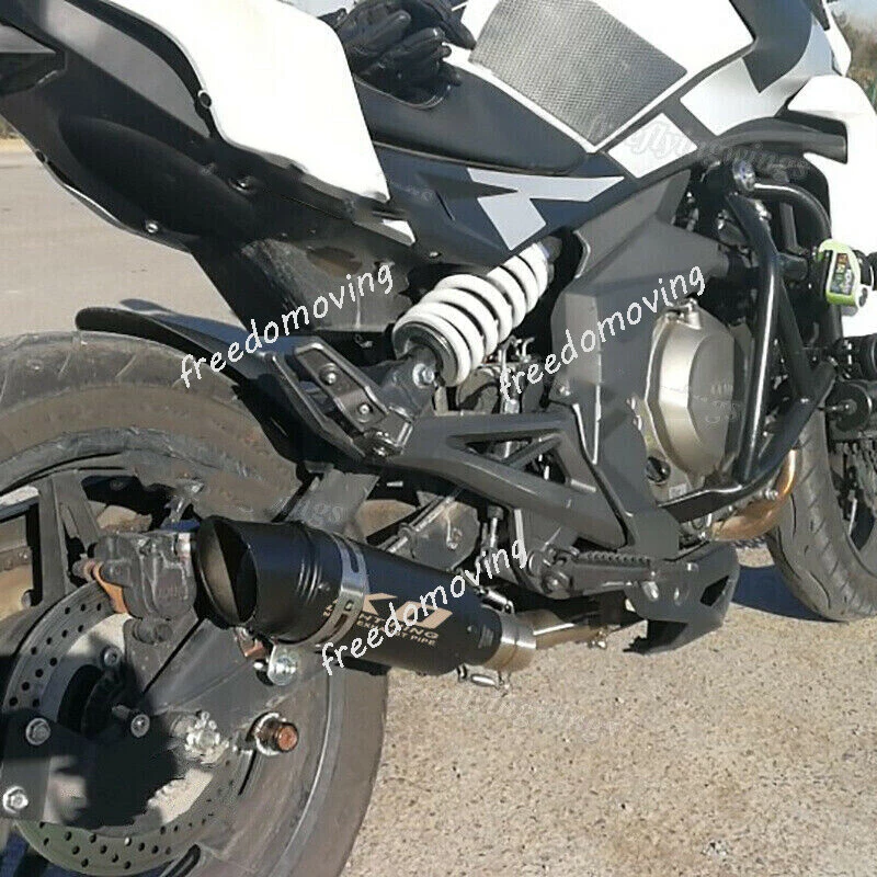 Silenciador de tubo de conexión de escape medio deslizable 51 mm para CFMOTO 400NK 650NK 400MT 650MT Foto 4 de 4