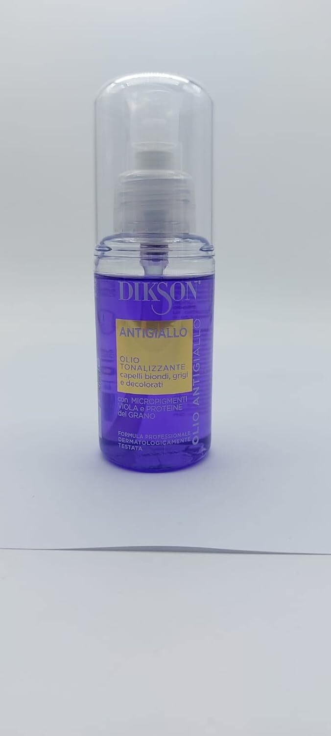 DIKSON 50025439 OLIO TONALIZZANTE ANTIGIALLO PER CAPELLI BIONDI O DECOLORATI 75M