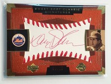 Davey Johnson 2004 UD Sweet Spot Classic Signatures Red Autograph 5/25 Auto Mets