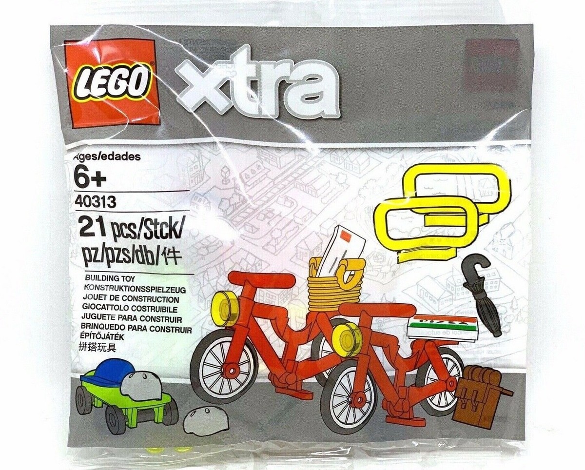 Lego 40313 Xtra Bicycles Set for Minifigures Town City Bike Pizza