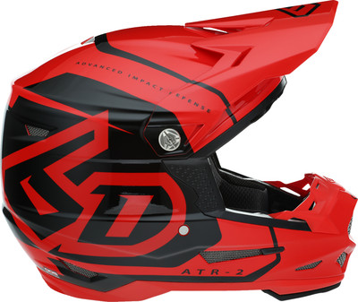 6D HELMETS - 12-3227 - ATR-2 Helmet - Torque - Red - Large
