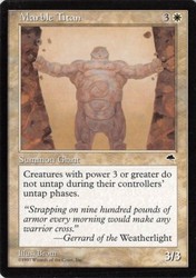 Marble Titan #28 Tempest Rare Magic: The Gathering