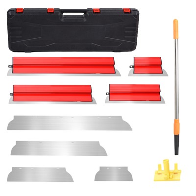 4pcs Drywall Skimming Blade Set Knife Combo Stainless Steel 9.8'' 15'' 23'' 31''