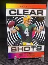 Brett Favre 2021 Panini Illusions CLEAR SHOTS Insert #CS-11 Green Bay Packers
