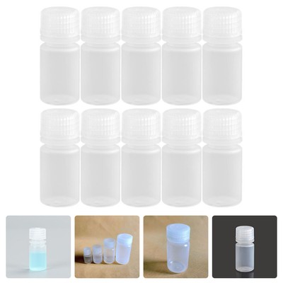 10 Pcs Polypropylene Bottle Acid-base Odorless Bottles Chemical Plant Travel