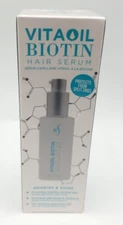 VitaOil Biotin Nourish & Shine Hair Serum Promotes Healthy Hair - 2oz