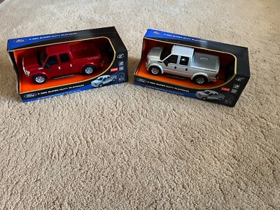 BRAHA R/C Ford F-350 Super Duty Platinum  1:28 SCALE Silver, Red, Black