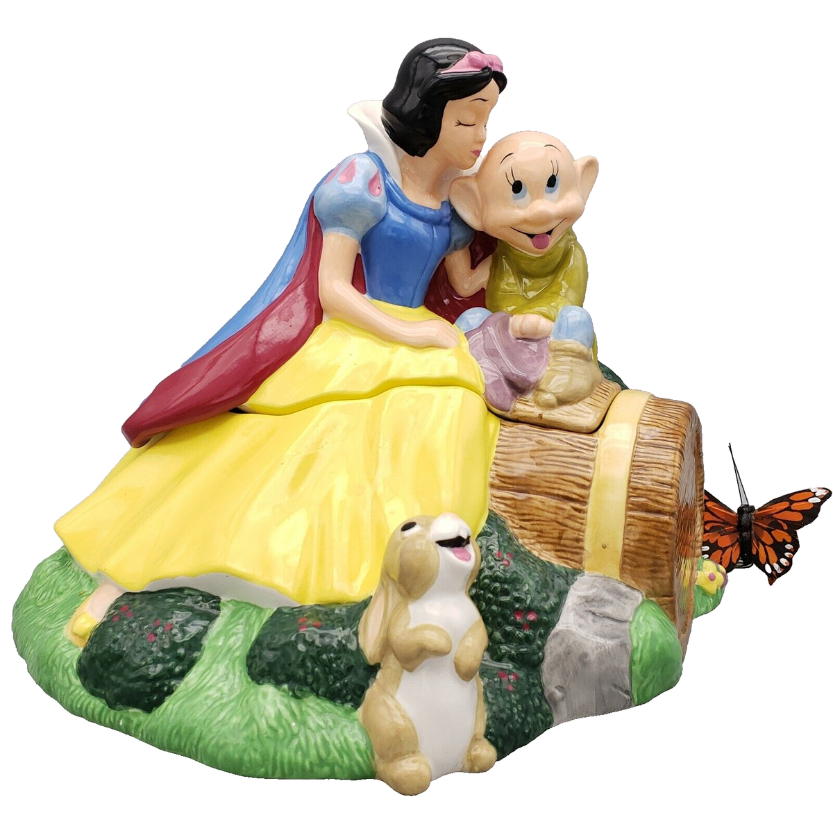 Disney Snow White & Dopey Cookie Treat Jar Treasure Craft