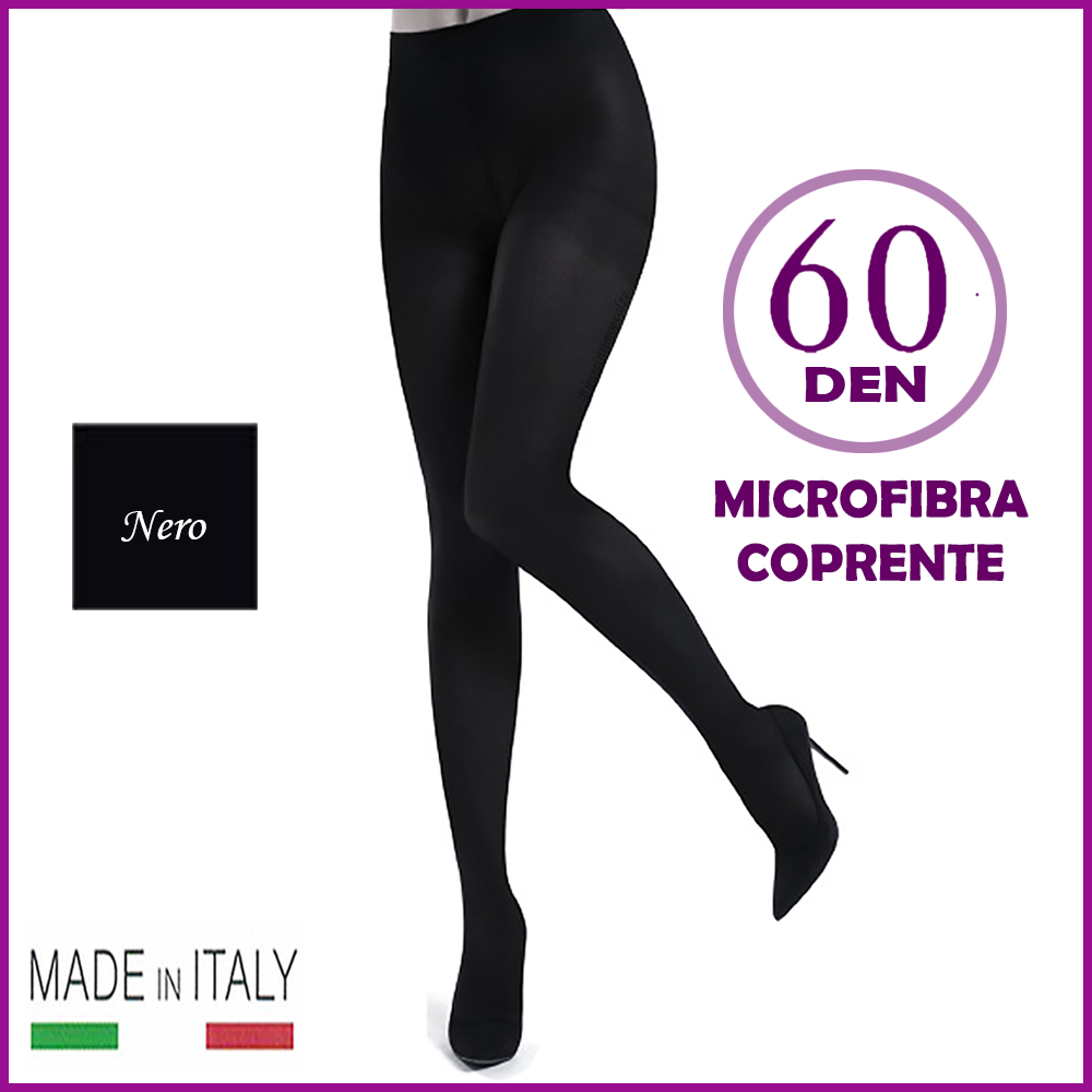 Dokai Collant In Microfibra 60 Denari Con Disegno A Lisca Di - Foto 6