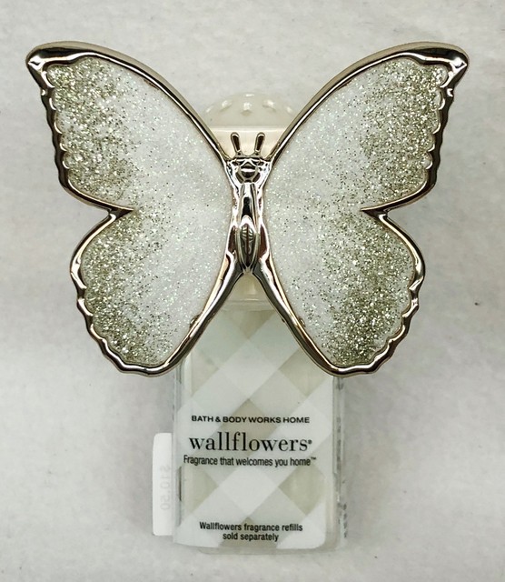 1 Bath Body Works GLITTER BUTTERFLY Wallflower Unit Diffuser Plug In eBay