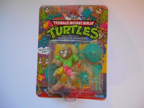 Neu in Verpackung Vintage Playmates Teenage Mutant Ninja Turtles Napoleon Bonafrog Spielzeug TMNT - Bild 1 von 4