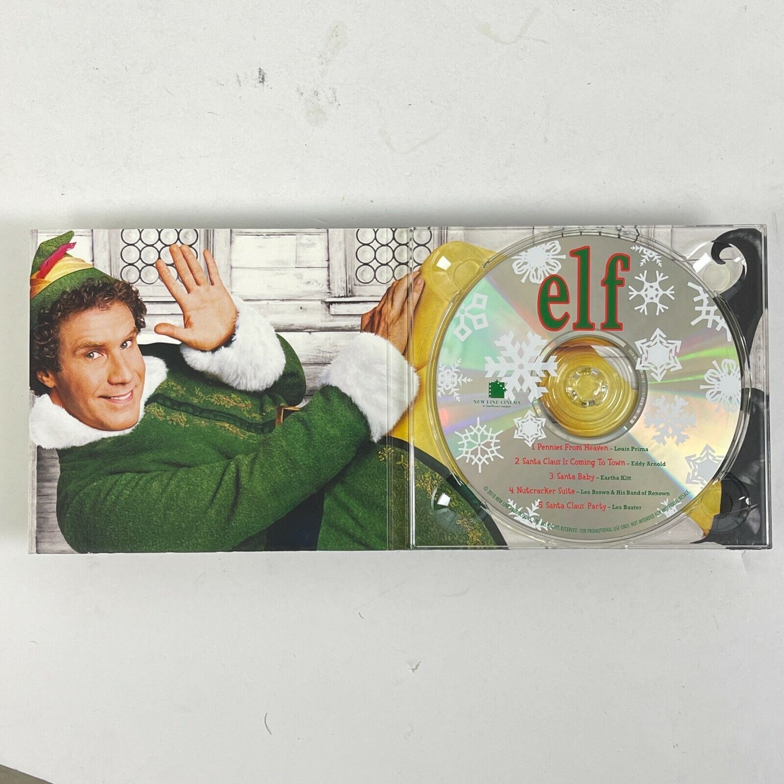 Elf Soundtrack Sampler CD 2010 5trks Christmas Promo Bonus Prima Kit Les  Baxter | eBay