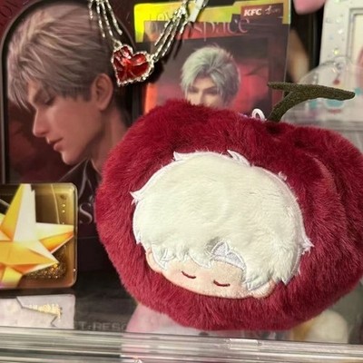 Anime Game Love And Deepspace Cherry Plush Pendant Soft Stuffed Doll Keychain-y