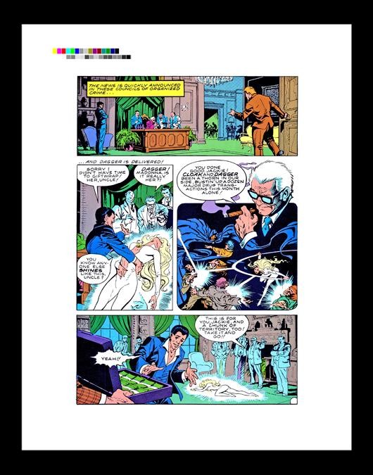 Kerry Gammill Marvel Fanfare #19 Rare Production Art Pg 24