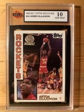 Akeem Olajuwon 1992-93 Topps Archives #54 KSA10 Gem Mint