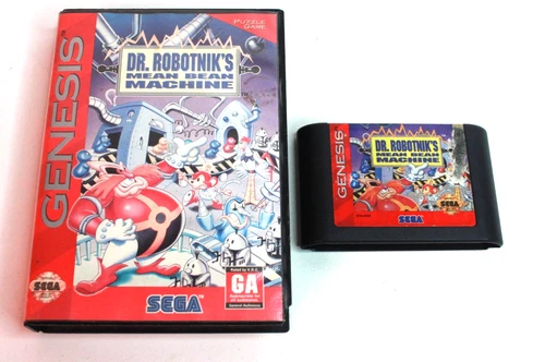 Dr. Robotnik's Mean Bean Machine (Sega Genesis) NO MANUAL