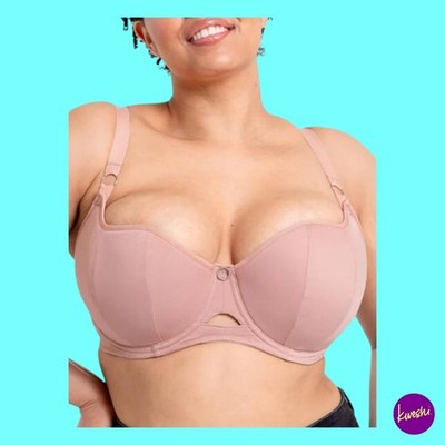 Curvy Kate Damen Boost Me Up Balconette BH, Latte, UK 42DD | EU 95DD | US 42DD