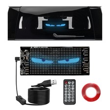 Programmable LED Sign, 6.8" x 2.8" Scrolling Car Sign Flexible Digital Display B