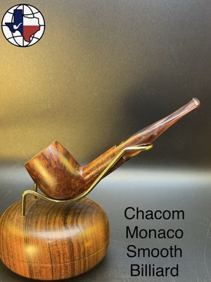 Vintage Chacom Monaco Smooth Billiard Tobacco Pipe