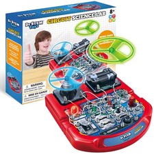 Circuit Board for Kids Fun Educational Science Kit with Real Wires, LED Lig...