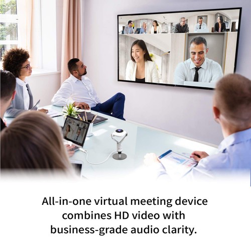 360 Grad All Around Meeting Webcam - 1080P HD Videokonferenzkamera mit High F... - Afbeelding 3 van 7