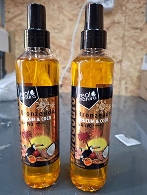 real natura Bräunungsöl Bräunungsbeschleuniger Urucum & Coco Nativo 2x200ml