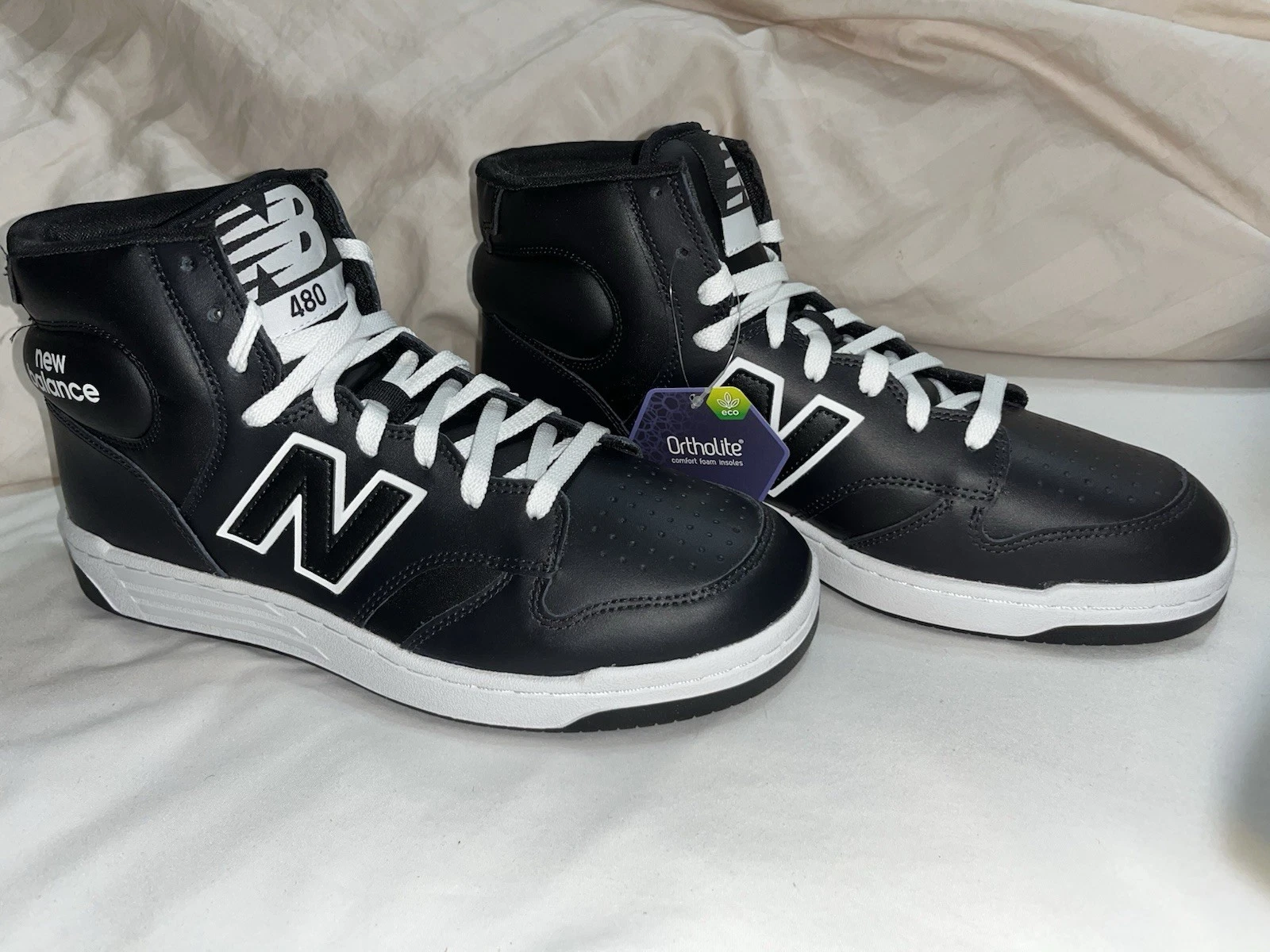 Scarpe da skate New Balance 480 High Top Hi Sneaker Uomo 11 Nero BB480COB Pelle