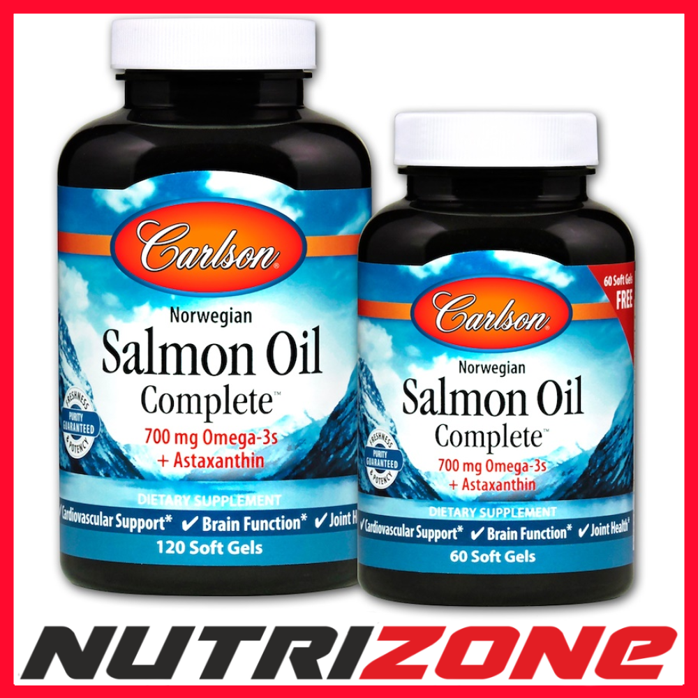 Carlson Labs Norwegian Salmon Oil Complete - 120 + 60 softgels