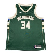 NBA Milwaukee Bucks Giannis Antetokounmpo Nike Swingman Jersey Size XL